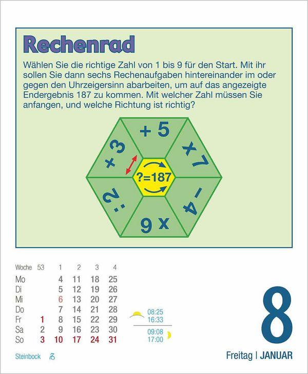 Beispielinhalt (Bild) Rätsel und Denkspiele 2027
