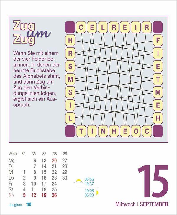 Beispielinhalt (Bild) Rätsel und Denkspiele 2027