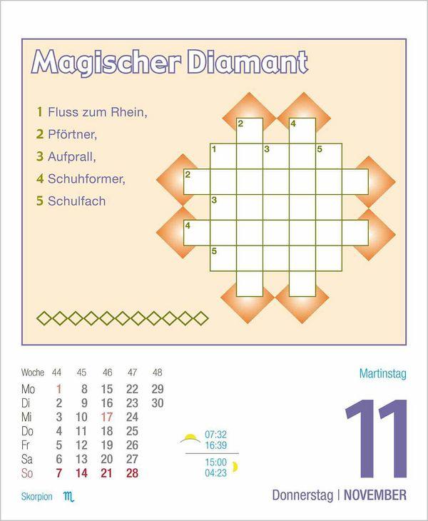 Beispielinhalt (Bild) Rätsel und Denkspiele 2027