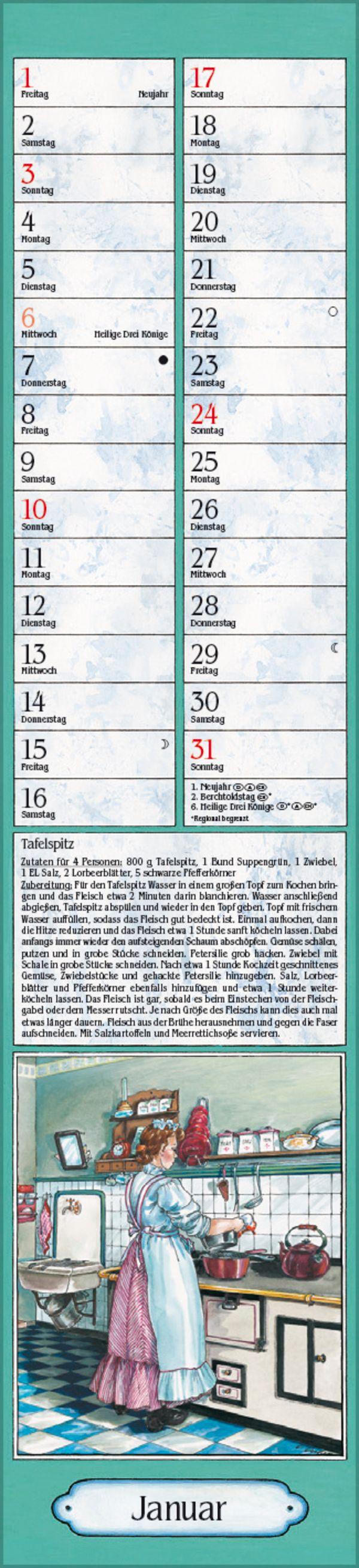 Beispielinhalt (Bild) Aus Großmutters Küche Langplaner 2027