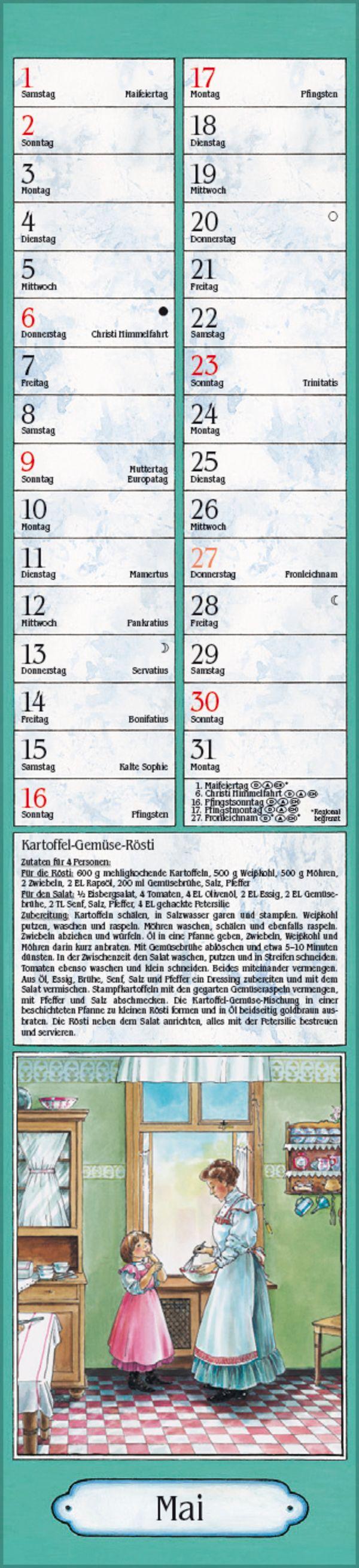 Beispielinhalt (Bild) Aus Großmutters Küche Langplaner 2027