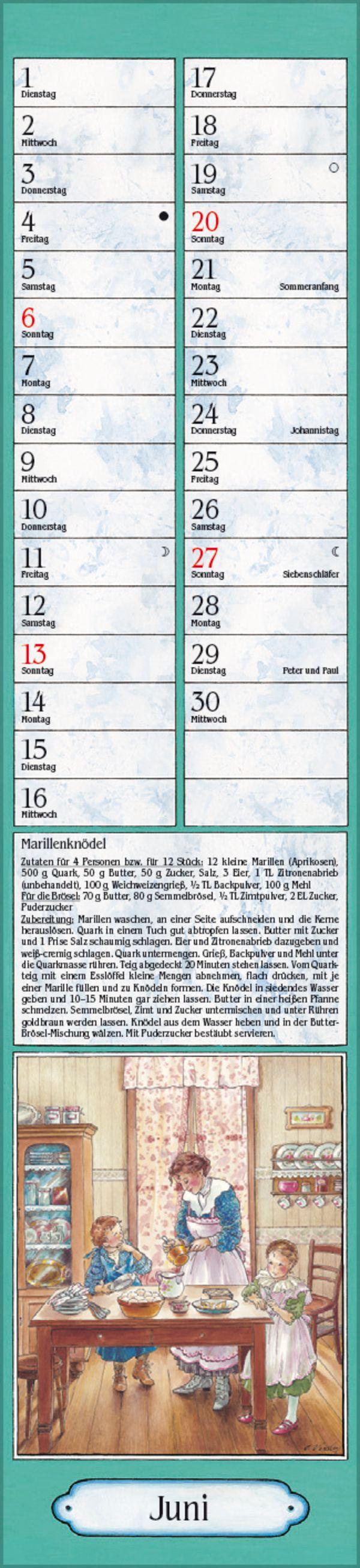 Beispielinhalt (Bild) Aus Großmutters Küche Langplaner 2027