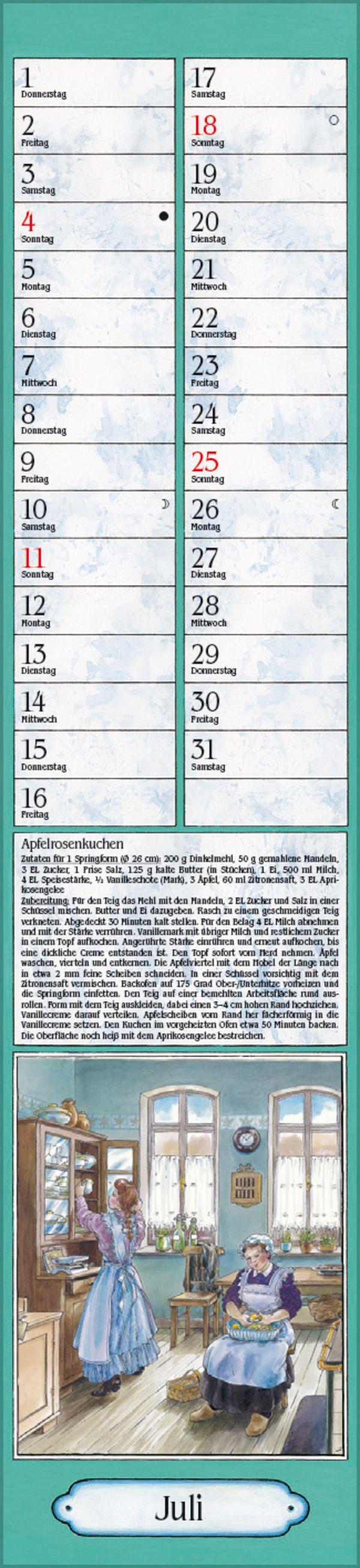 Beispielinhalt (Bild) Aus Großmutters Küche Langplaner 2027