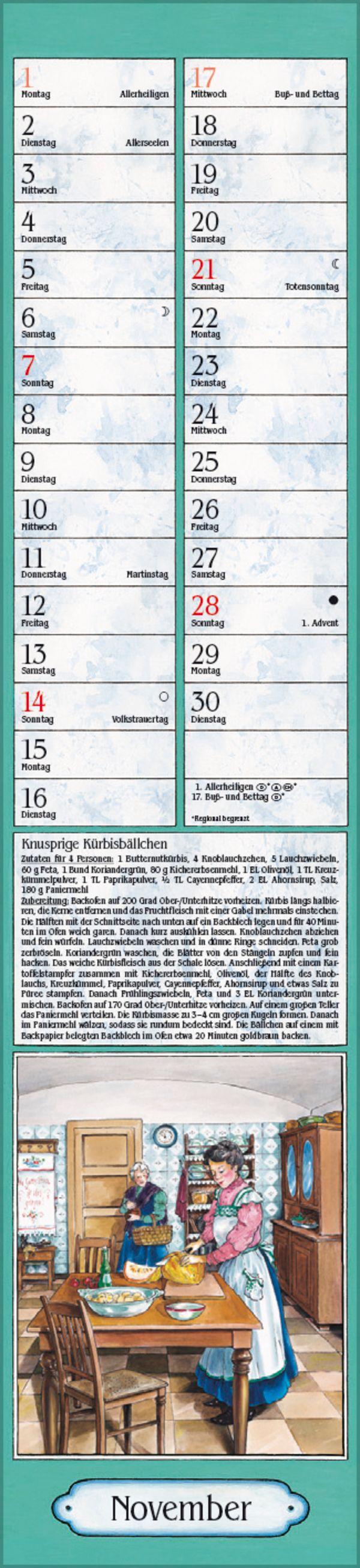 Beispielinhalt (Bild) Aus Großmutters Küche Langplaner 2027