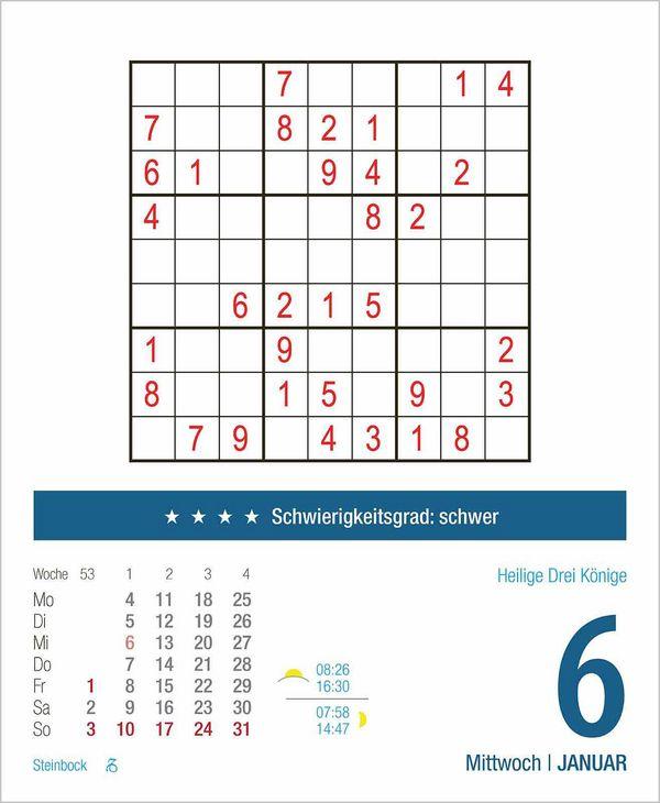 Beispielinhalt (Bild) Sudoku 2027
