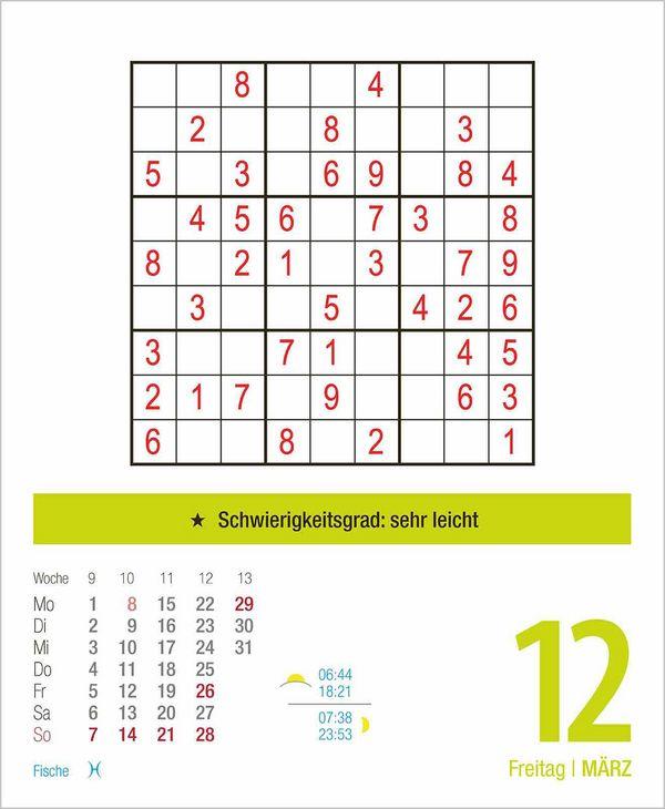 Beispielinhalt (Bild) Sudoku 2027