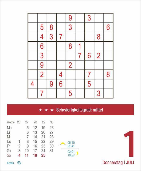Beispielinhalt (Bild) Sudoku 2027