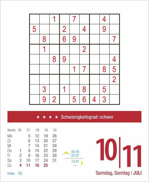 Beispielinhalt (Bild) Sudoku 2027