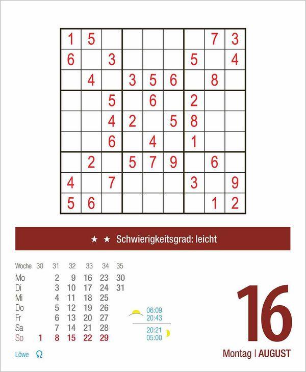Beispielinhalt (Bild) Sudoku 2027