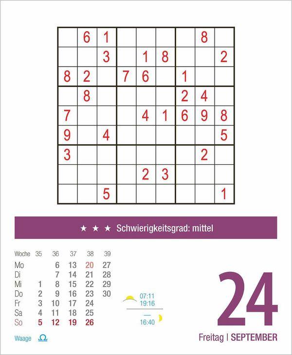 Beispielinhalt (Bild) Sudoku 2027