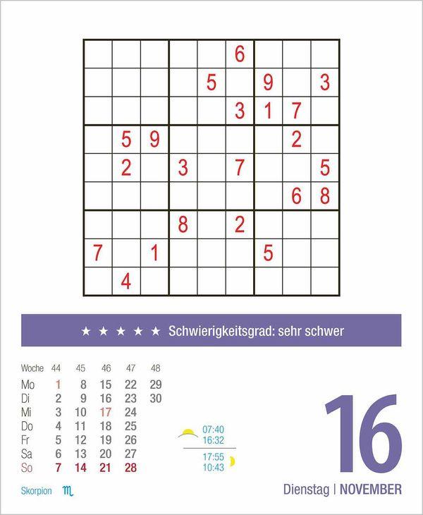 Beispielinhalt (Bild) Sudoku 2027