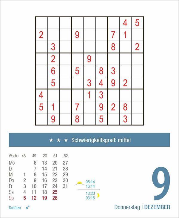 Beispielinhalt (Bild) Sudoku 2027