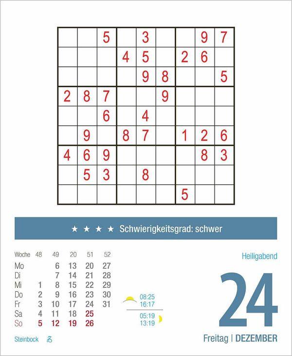 Beispielinhalt (Bild) Sudoku 2027