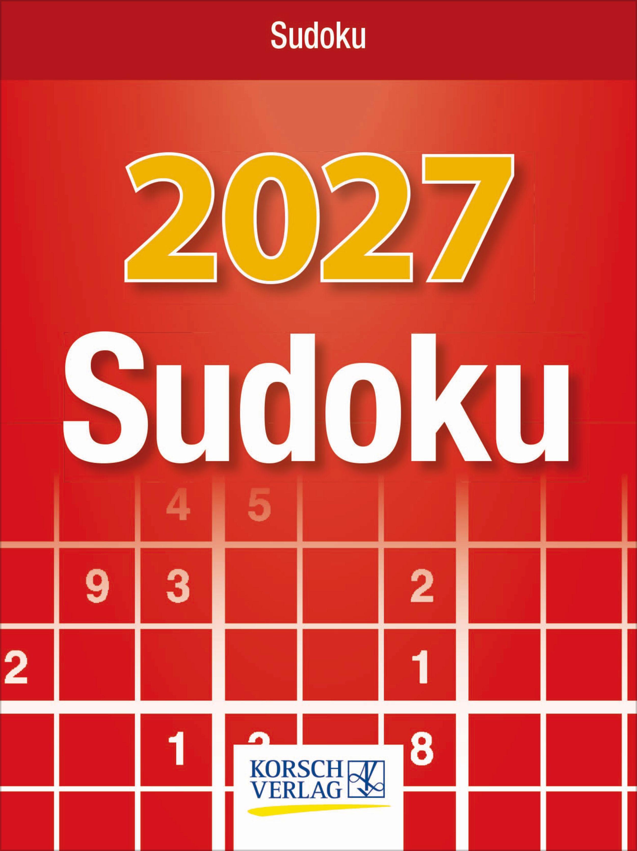 Vorderes Coverbild Sudoku 2027