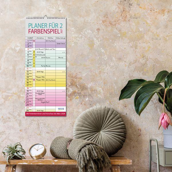 Beispielinhalt (Bild) Farbenspiel - Planer für 2 2027