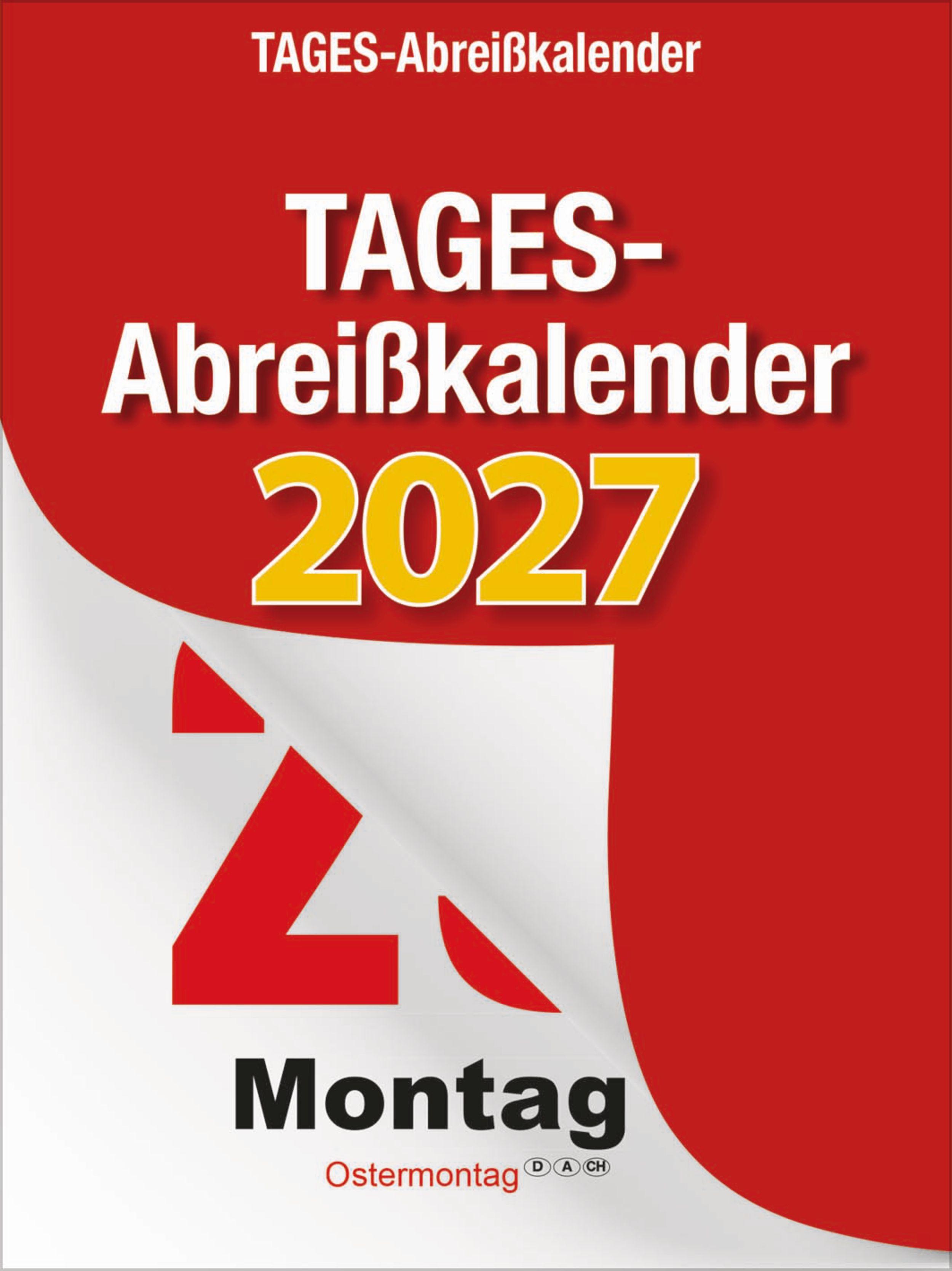 Vorderes Coverbild Tages-Abreißkalender Mini 2027