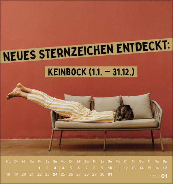 Beispielinhalt (Bild) Lieber verrückt das Leben genießen 2027