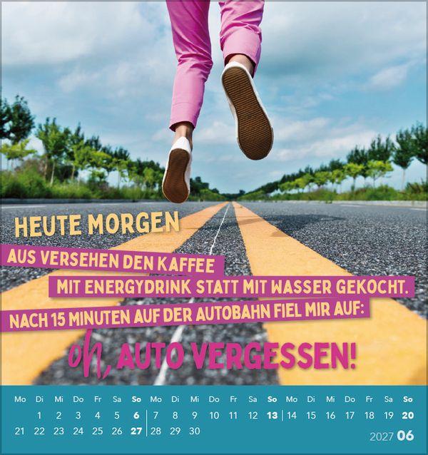 Beispielinhalt (Bild) Lieber verrückt das Leben genießen 2027