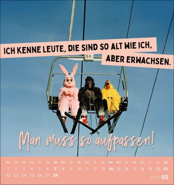 Beispielinhalt (Bild) Lieber verrückt das Leben genießen 2027