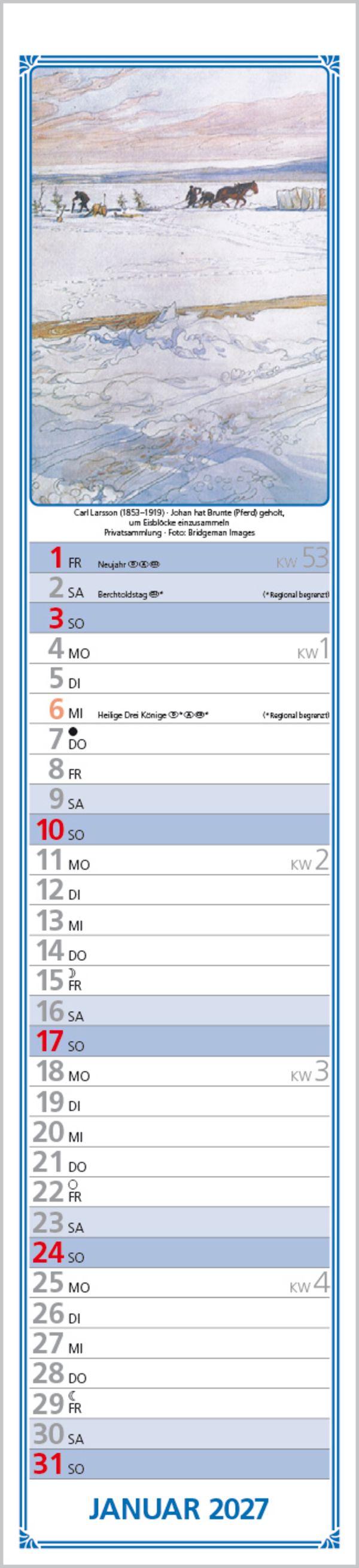 Beispielinhalt (Bild) Hildes Küchenplaner 2027