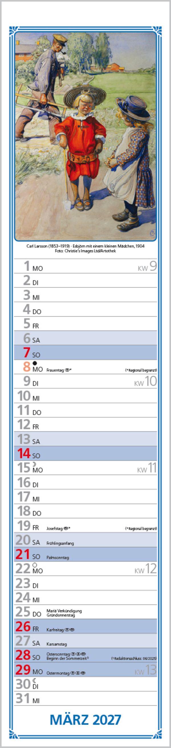 Beispielinhalt (Bild) Hildes Küchenplaner 2027