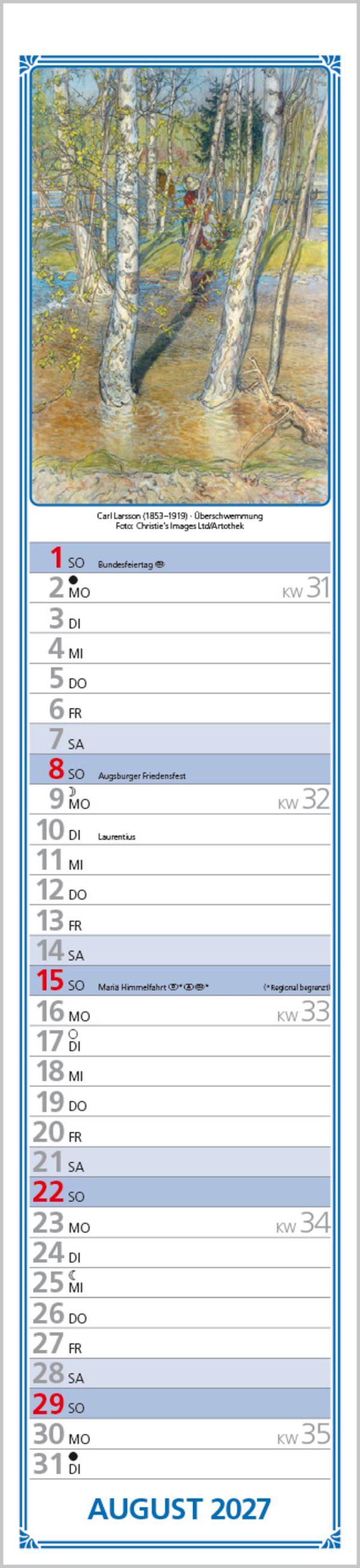 Beispielinhalt (Bild) Hildes Küchenplaner 2027