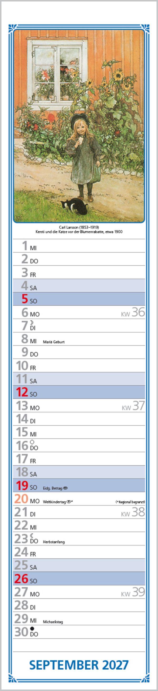 Beispielinhalt (Bild) Hildes Küchenplaner 2027