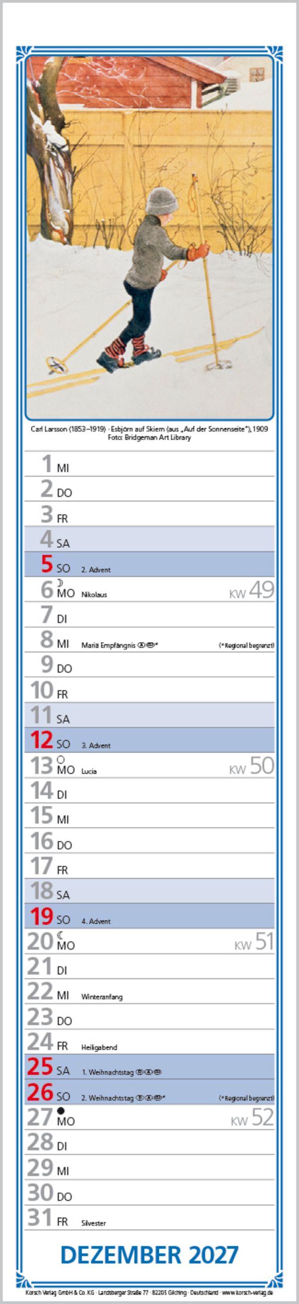 Beispielinhalt (Bild) Hildes Küchenplaner 2027
