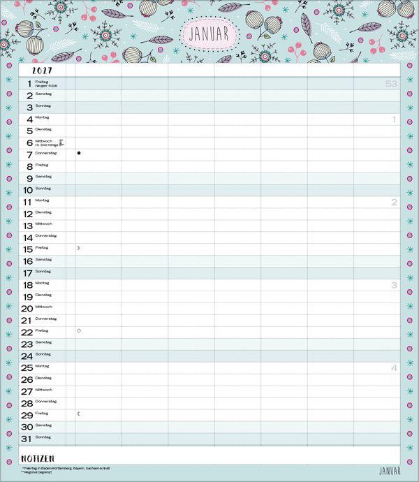 Beispielinhalt (Bild) Multiplaner - Gute Laune 2027
