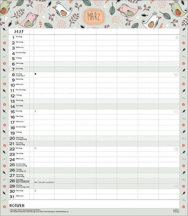 Beispielinhalt (Bild) Multiplaner - Gute Laune 2027