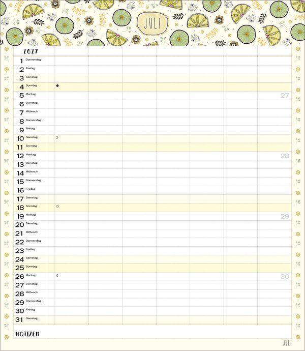 Beispielinhalt (Bild) Multiplaner - Gute Laune 2027