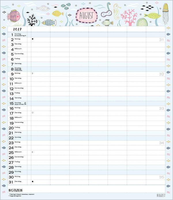 Beispielinhalt (Bild) Multiplaner - Gute Laune 2027