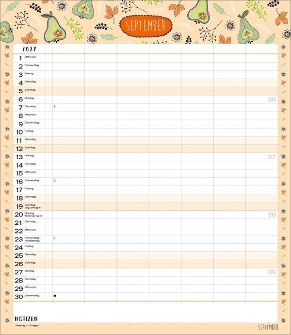 Beispielinhalt (Bild) Multiplaner - Gute Laune 2027