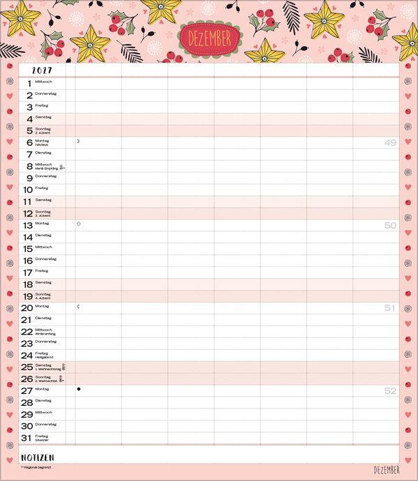 Beispielinhalt (Bild) Multiplaner - Gute Laune 2027