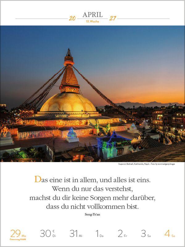 Beispielinhalt (Bild) Buddhistische Weisheiten 2027