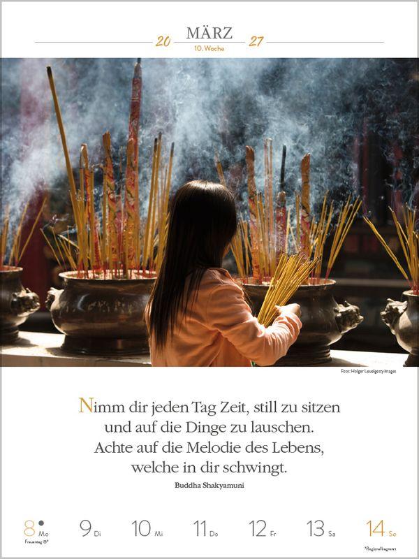 Beispielinhalt (Bild) Buddhistische Weisheiten 2027