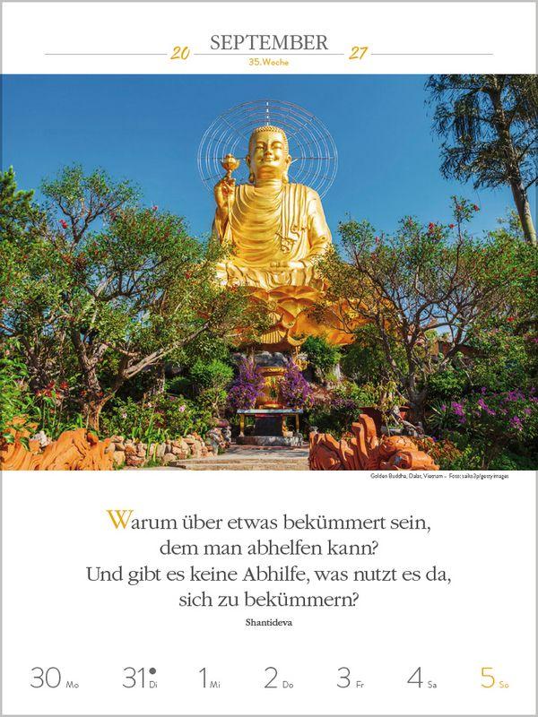 Beispielinhalt (Bild) Buddhistische Weisheiten 2027