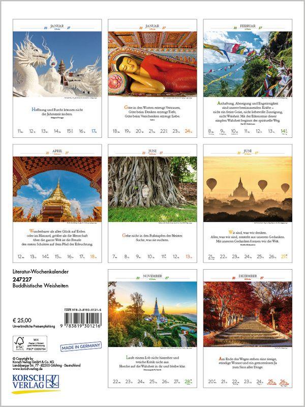 Beispielinhalt (Bild) Buddhistische Weisheiten 2027