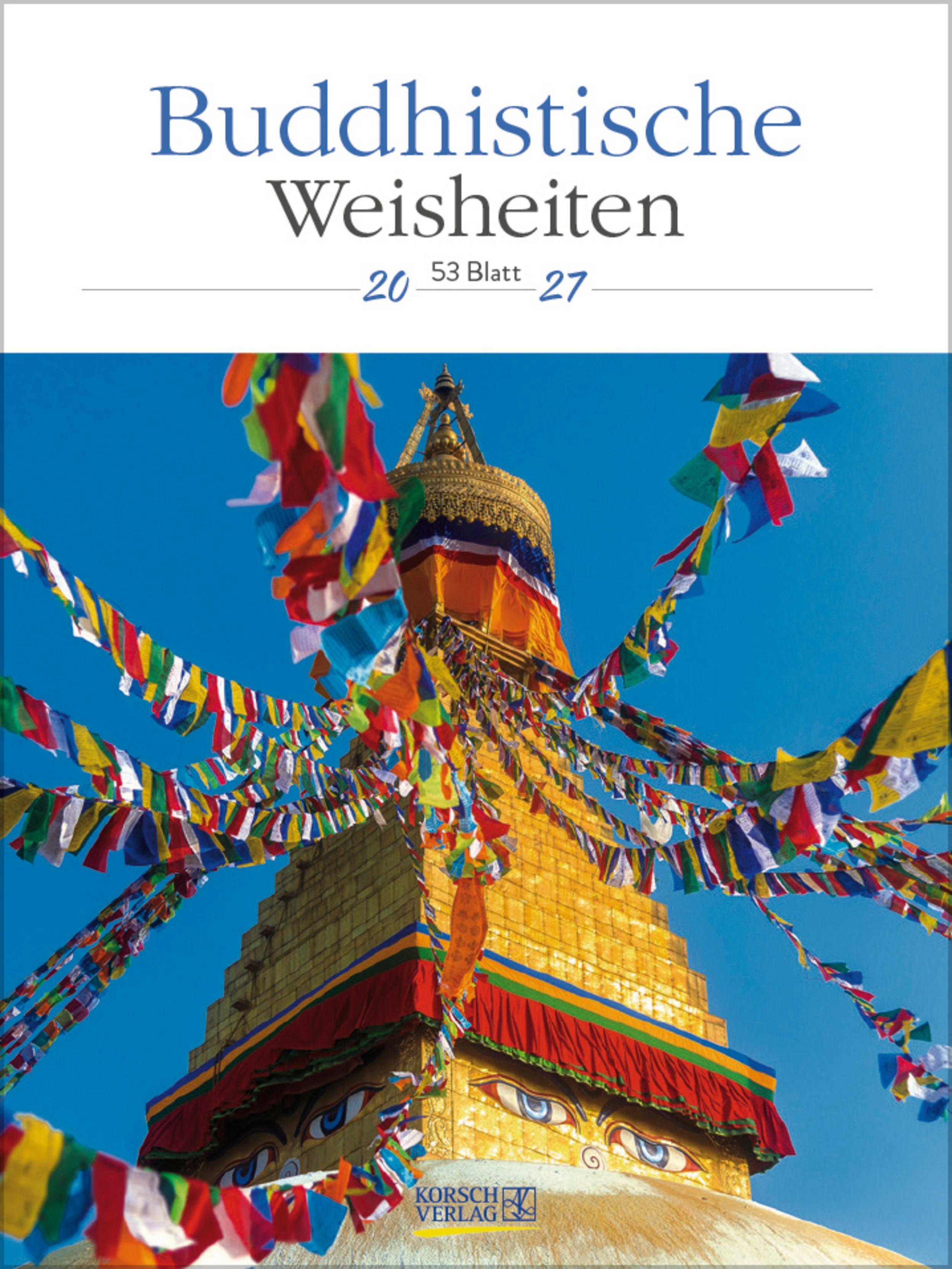 Vorderes Coverbild Buddhistische Weisheiten 2027