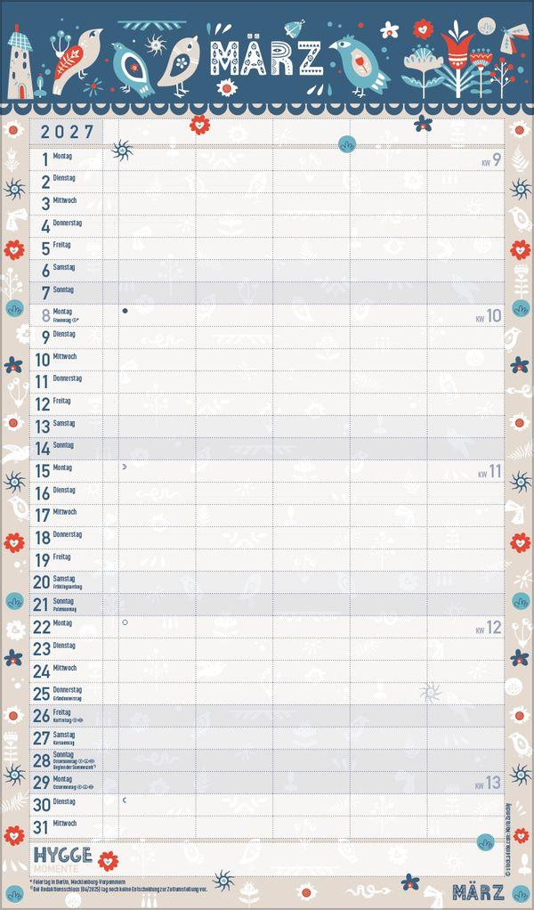 Beispielinhalt (Bild) Hygge Planer 2027