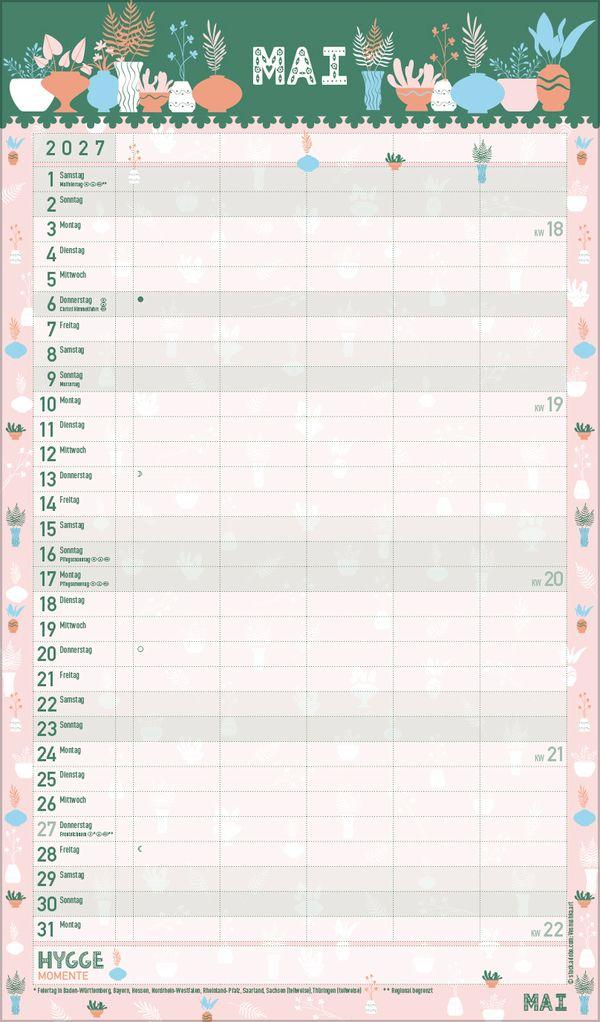 Beispielinhalt (Bild) Hygge Planer 2027