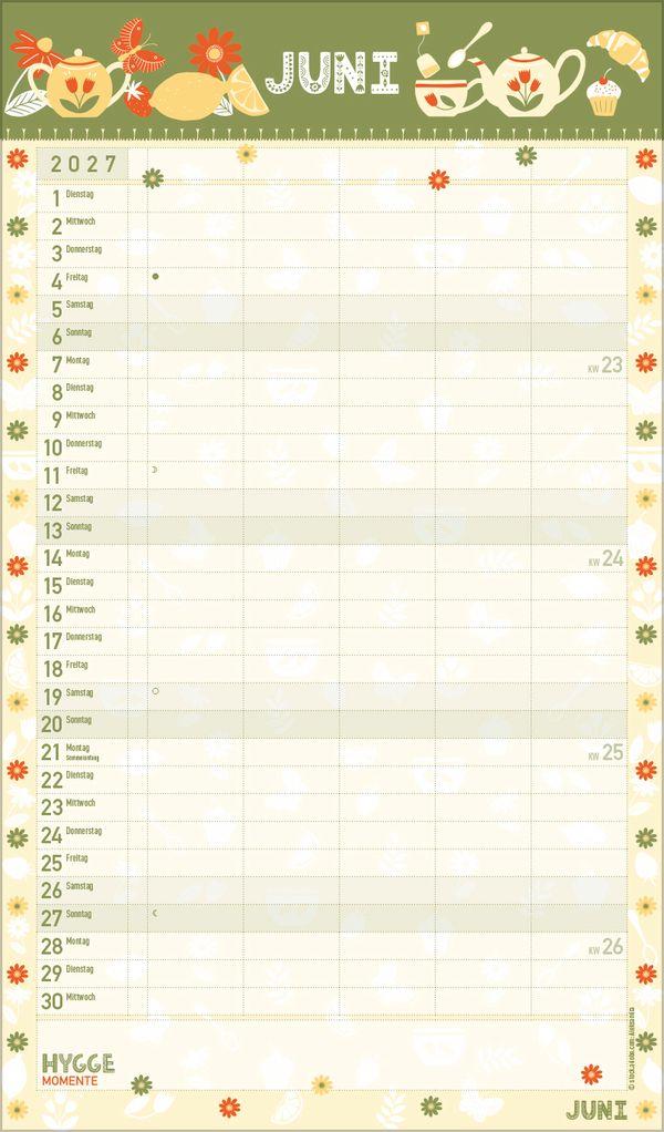 Beispielinhalt (Bild) Hygge Planer 2027