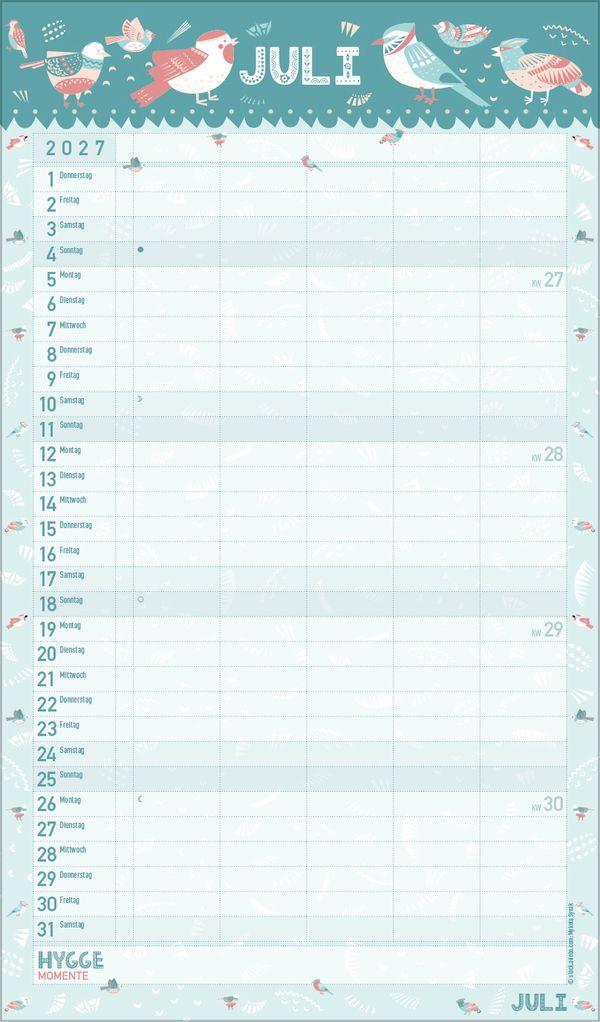 Beispielinhalt (Bild) Hygge Planer 2027