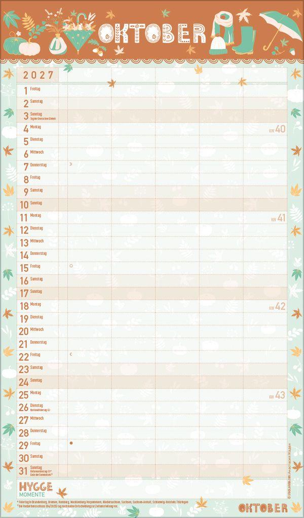 Beispielinhalt (Bild) Hygge Planer 2027