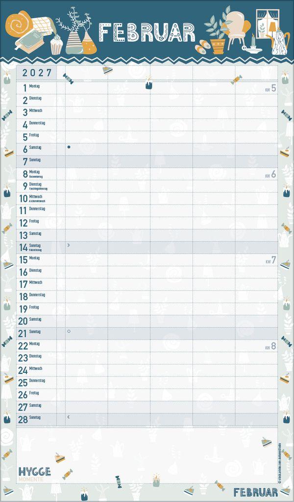Beispielinhalt (Bild) Hygge Planer 2027