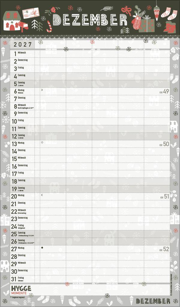 Beispielinhalt (Bild) Hygge Planer 2027