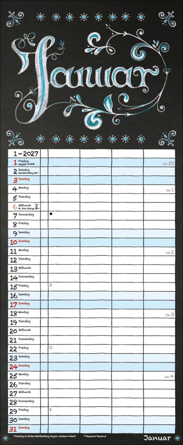 Beispielinhalt (Bild) Tafel Timer 2027