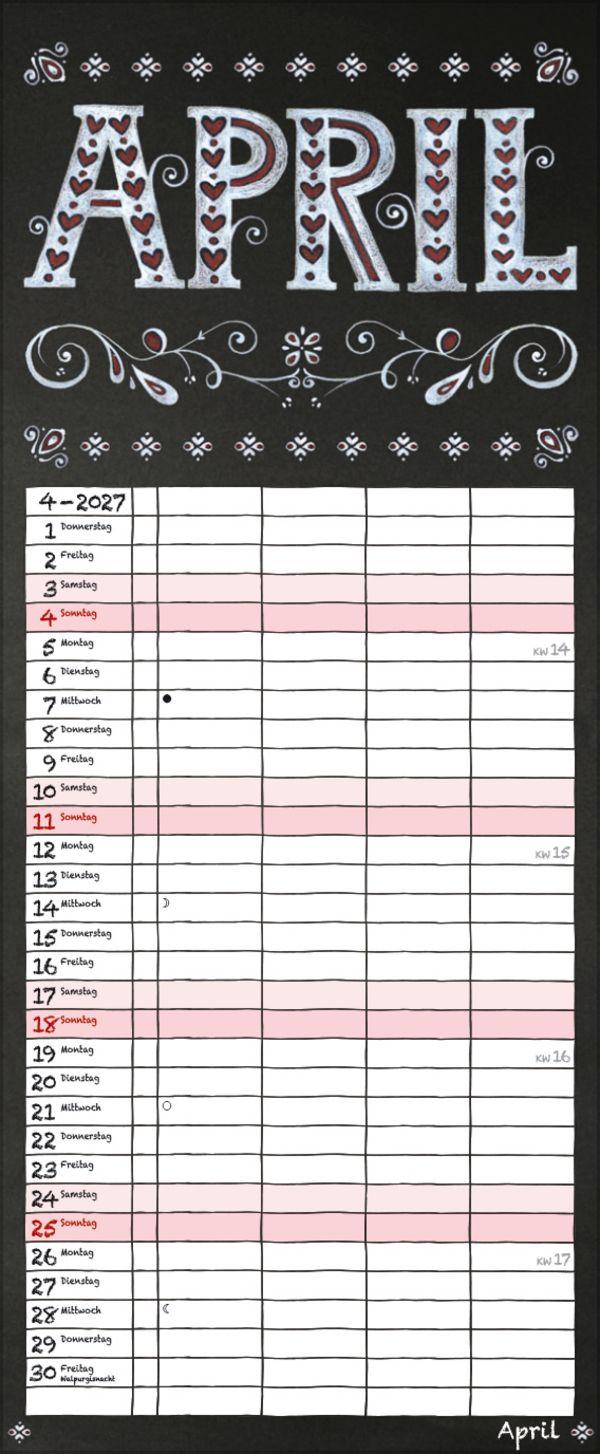 Beispielinhalt (Bild) Tafel Timer 2027