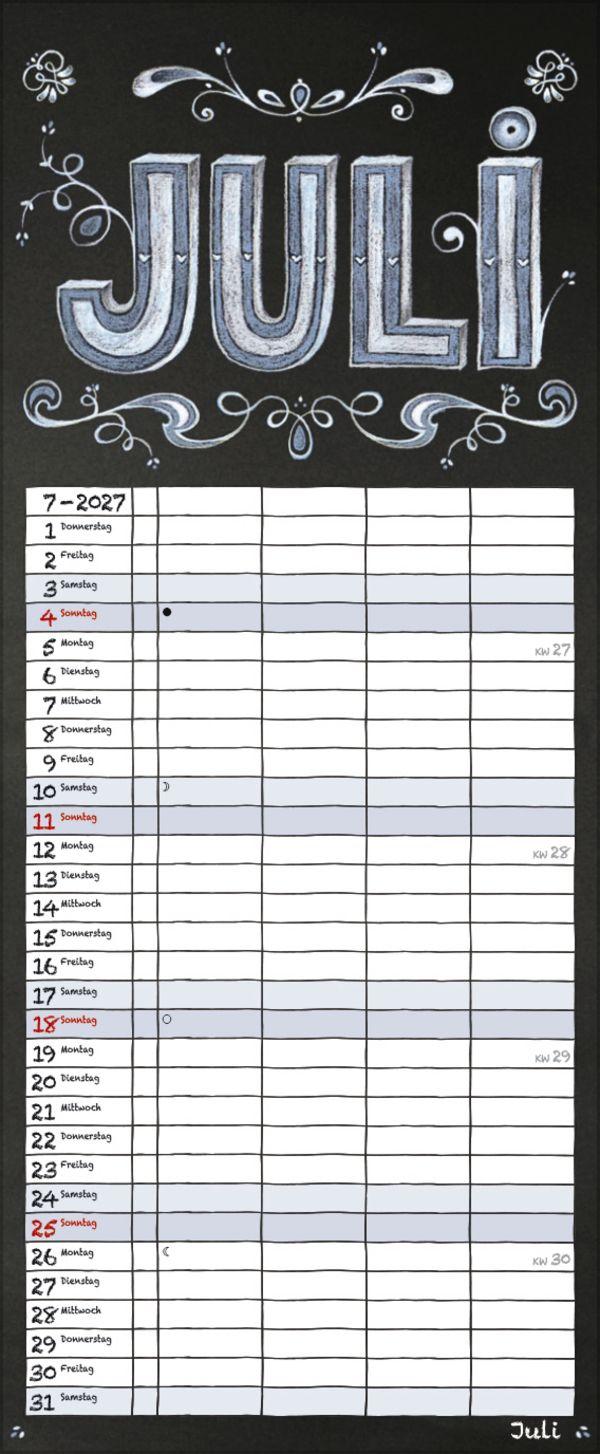 Beispielinhalt (Bild) Tafel Timer 2027