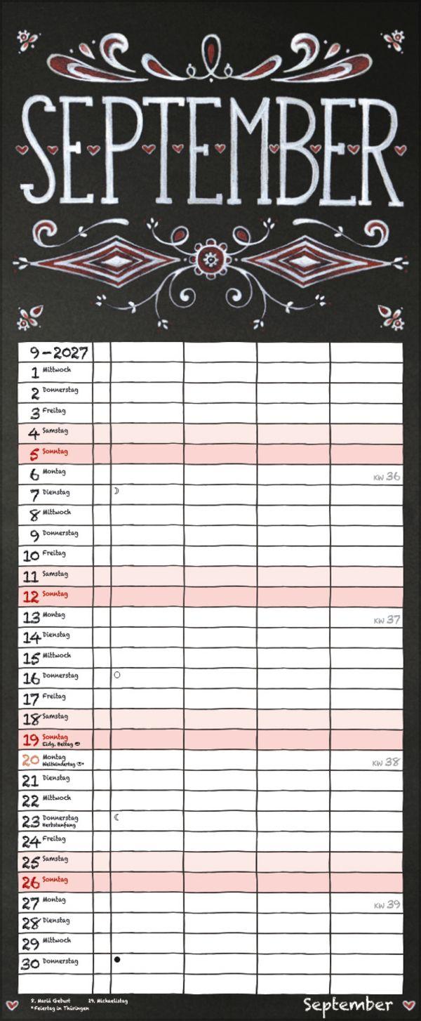 Beispielinhalt (Bild) Tafel Timer 2027